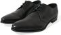 Dolce & Gabbana Zwarte Leren Veterschoenen Derby Model Black Heren - Thumbnail 8