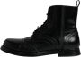 Dolce & Gabbana Zwarte leren veterschoenen met logo Black Heren - Thumbnail 6