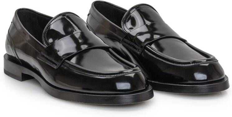 Dolce & Gabbana Zwarte Loafer Schoenen voor Heren Black Heren