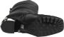 Dolce & Gabbana Zwarte Logo Hak Mid Calf Laarzen - Thumbnail 2