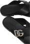 Dolce & Gabbana Leren Sandalen met DG Logo Black Heren - Thumbnail 10