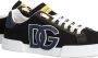 Dolce & Gabbana Zwarte logo lage sneakers - Thumbnail 2