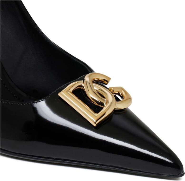 Dolce & Gabbana Zwarte Lollo Pumps met Hak
