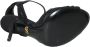 Dolce & Gabbana Zwarte Tule Stretch Enkelband Sandalen Black Dames - Thumbnail 5