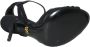 Dolce & Gabbana Zwarte Tule Stretch Enkelband Sandalen Black Dames - Thumbnail 17