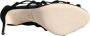 Dolce & Gabbana Zwarte Leren Hakken Sandalen met Gesp - Thumbnail 2