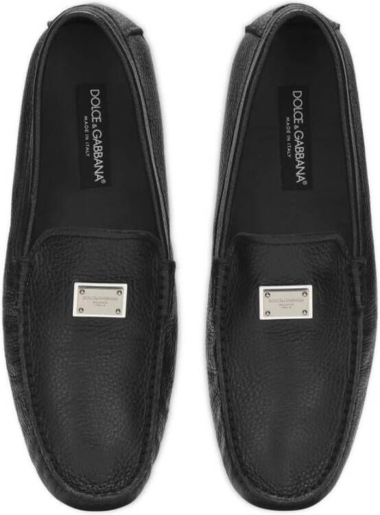 Dolce & Gabbana Zwarte Mocassins voor Heren Black Heren