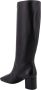 Dolce & Gabbana Leren laarzen met goudkleurige logohardware Black Dames - Thumbnail 4