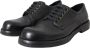 Dolce & Gabbana Zwarte Horse Leather Derby Dress Schoenen Black Heren - Thumbnail 9