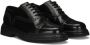 Dolce & Gabbana Premium Zwart Leren Oxford Veterschoenen Black Heren - Thumbnail 22
