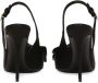 Dolce & Gabbana Zijden slingback pumps met strikdetail Black Dames - Thumbnail 2