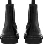 Dolce & Gabbana Zwarte platte schoenen Geborstelde enkellaars Black Heren - Thumbnail 3