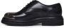 Dolce & Gabbana Zwarte leren loafers met geperforeerde details Black Heren - Thumbnail 1