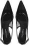 Dolce & Gabbana Lollo Pumps Dames Semi-transparante Leren Schoenen Black Dames - Thumbnail 3