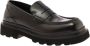 Dolce & Gabbana Loafers van geborsteld leer met logo binnenzool Black Heren - Thumbnail 3