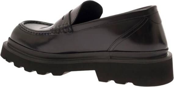 Dolce & Gabbana Stijlvolle Loafers voor Mannen Black Heren
