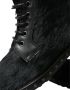 Dolce & Gabbana Zwarte Pony Leren Mid Calf Laarzen Black Dames - Thumbnail 8