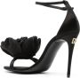 Dolce & Gabbana Zwarte Sandalen met 10 5 cm Hak Black Dames - Thumbnail 4