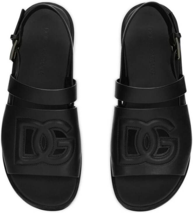 Dolce & Gabbana Zwarte Sandalen voor Dames Black Heren