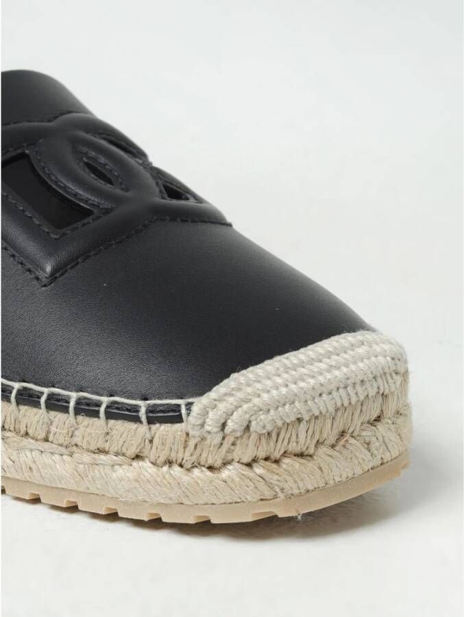 Dolce & Gabbana Zwarte Slip-On Espadrilles