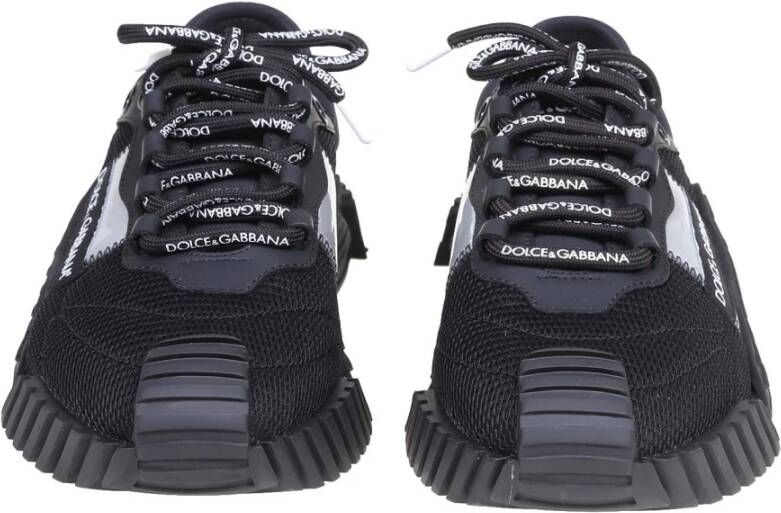 Dolce & Gabbana Zwarte Slip-On Sneakers Stijlvol Comfort Black Heren