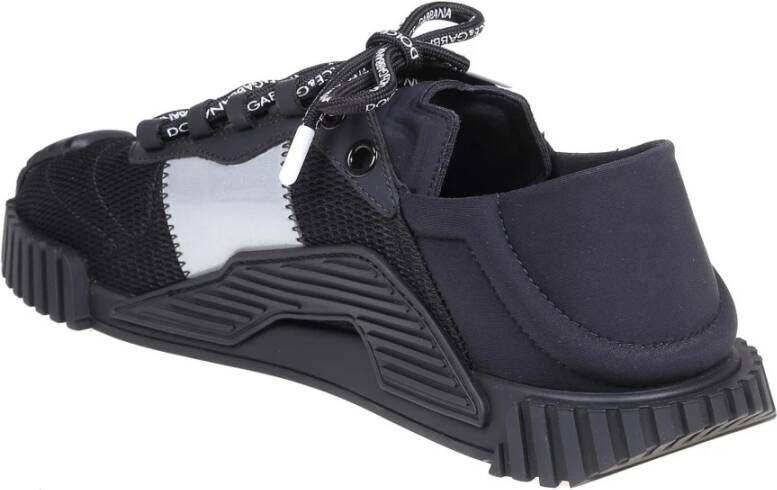 Dolce & Gabbana Zwarte Slip-On Sneakers Ss24 Black Heren