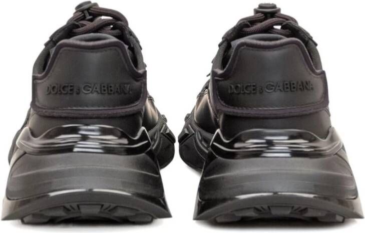 Dolce & Gabbana Zwarte Sneakers Aw25 Stijl
