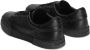 Dolce & Gabbana Gestructureerde leren vetersneakers met merkhak Black Heren - Thumbnail 7