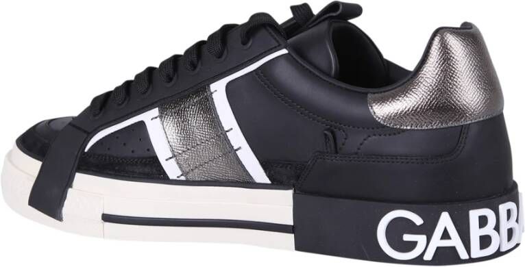Dolce & Gabbana Zwarte Sneakers Black Heren