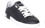 Dolce & Gabbana Portofino Leren Sneakers met Contrasterende Inzet Black Heren - Thumbnail 10
