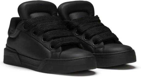 Dolce & Gabbana Zwarte Sneakers van Zwart Heren