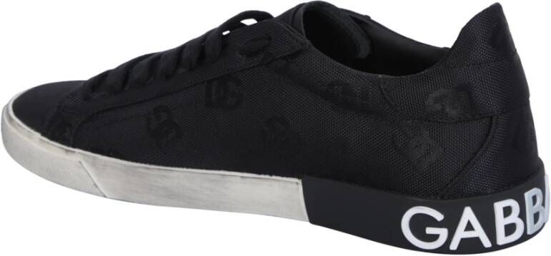 Dolce & Gabbana Zwarte Sneakers voor Mannen Aw23