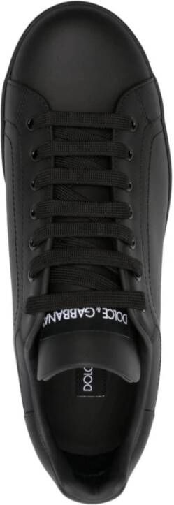 Dolce & Gabbana Zwarte Sneakers voor Mannen Black Heren