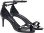 Dolce & Gabbana Zwarte spiegeleffect leren sandalen Black Dames - Thumbnail 2