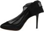 Dolce & Gabbana Zwarte Stretch Mesh Soklaarzen Leren Zool Black Dames - Thumbnail 4
