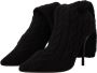 Dolce & Gabbana Black Stretch Socks Knee High Booties Shoes Zwart Dames - Thumbnail 10