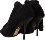 Dolce & Gabbana Zwarte Stiletto Hakken Mid Calf Laarzen Black Dames - Thumbnail 12