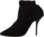 Dolce & Gabbana Zwarte Stiletto Hakken Mid Calf Laarzen Black Dames - Thumbnail 13