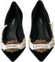 Dolce & Gabbana Zwarte Velvet Pumps Hoge Kwaliteit Comfort Black Dames - Thumbnail 11