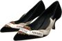 Dolce & Gabbana Zwarte Velvet Pumps Hoge Kwaliteit Comfort Black Dames - Thumbnail 12