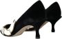 Dolce & Gabbana Zwarte Velvet Pumps Hoge Kwaliteit Comfort Black Dames - Thumbnail 13
