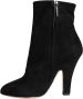 Dolce & Gabbana Zwarte Suède Leren Enkellaarzen Black Dames - Thumbnail 11