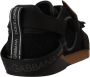 Dolce & Gabbana Zwarte Suède Sneakers Lage Top Casual - Thumbnail 2