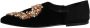 Dolce & Gabbana Zwarte Velvet Versierde Loafer Instap Schoenen - Thumbnail 3