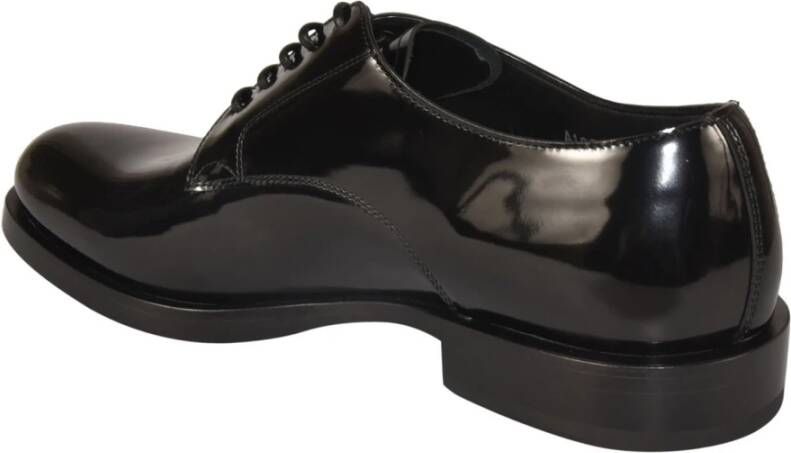 Dolce & Gabbana Zwarte Veterschoenen Black Heren