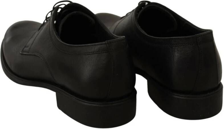Dolce & Gabbana Zwarte Veterschoenen van Leer