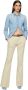 Dondup Beige Bootcut High Waist Chino - Thumbnail 2