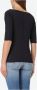 Dondup Katoenen T-shirt met boothals - Thumbnail 2