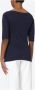 Dondup Katoenen T-shirt met boothals - Thumbnail 2