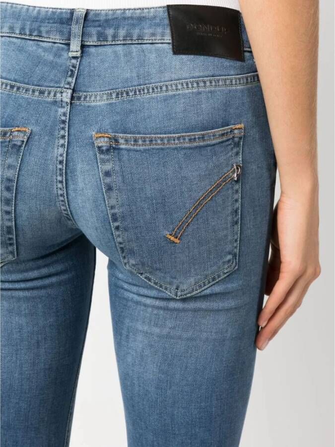 Dondup Vintage Blauwe Boot-Cut Jeans